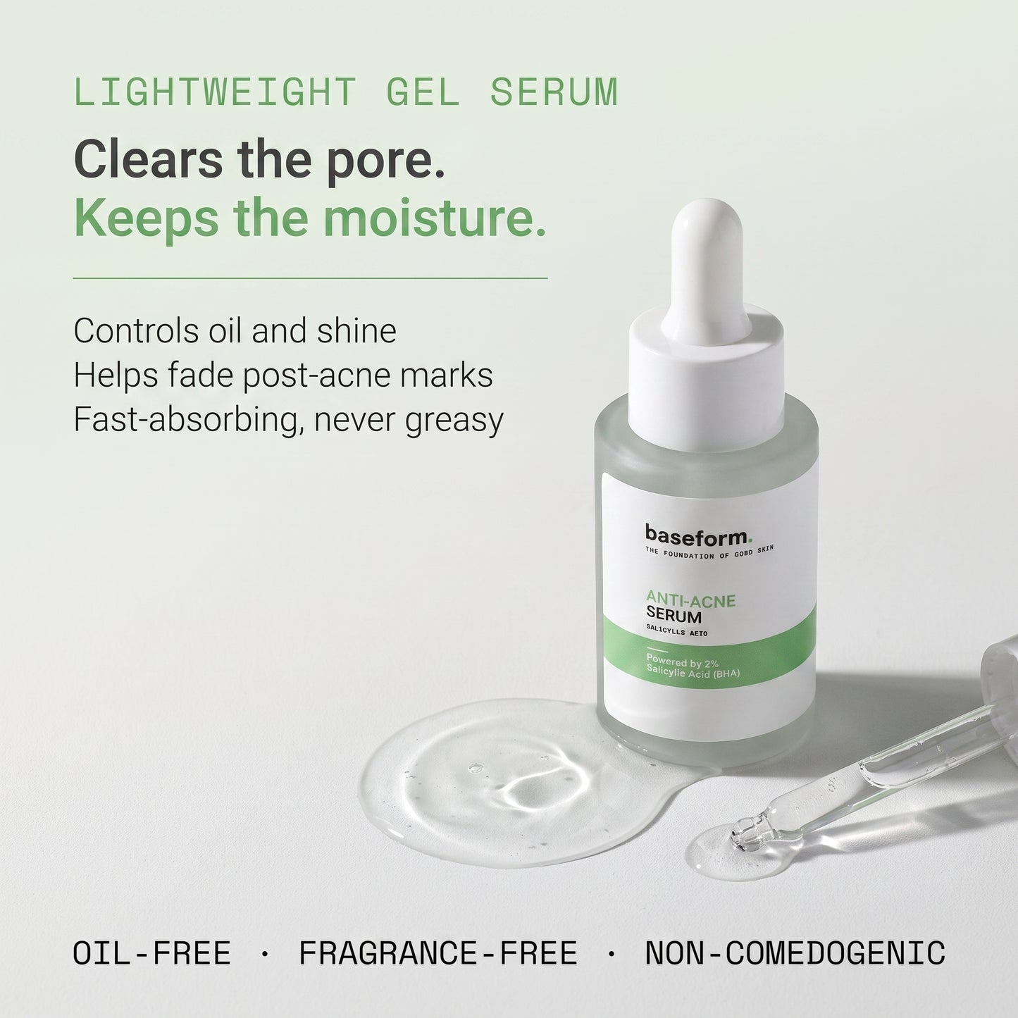 Anti-Acne Serum - 2% Salicylic Acid (BHA) - 30ml