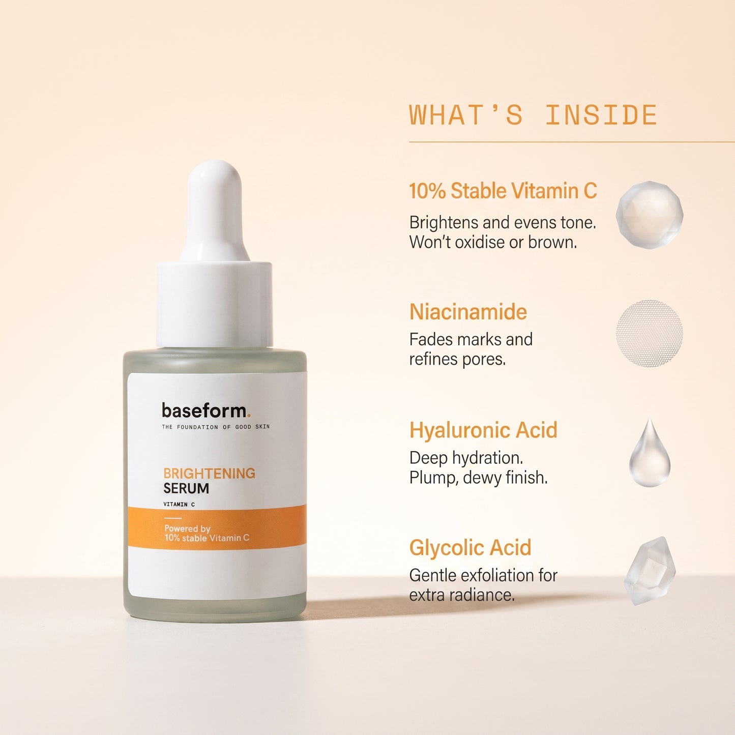 Brightening Serum - 10% Vitamin C - 30ml