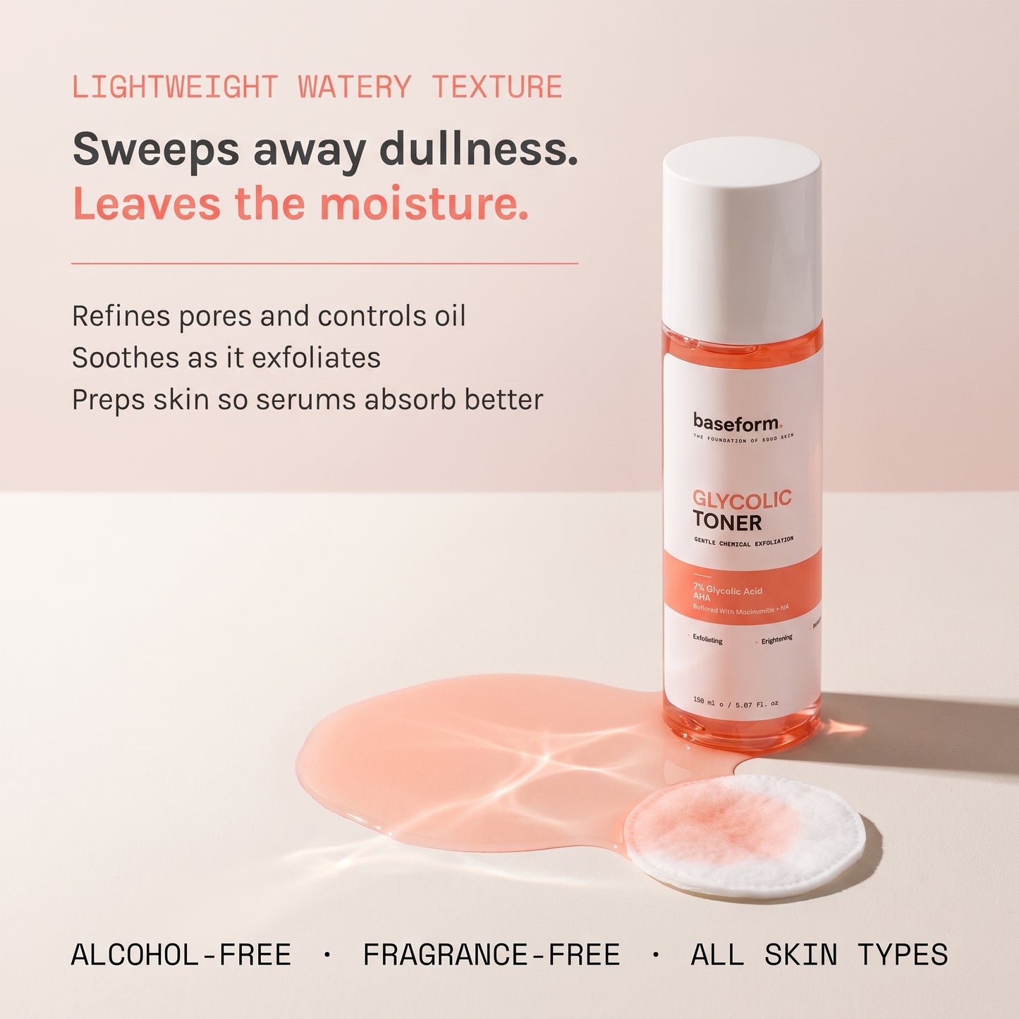 Glycolic Toner - 7% AHA Exfoliating Toner - 150ml