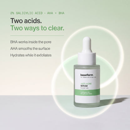 Anti-Acne Serum - 2% Salicylic Acid (BHA) - 30ml